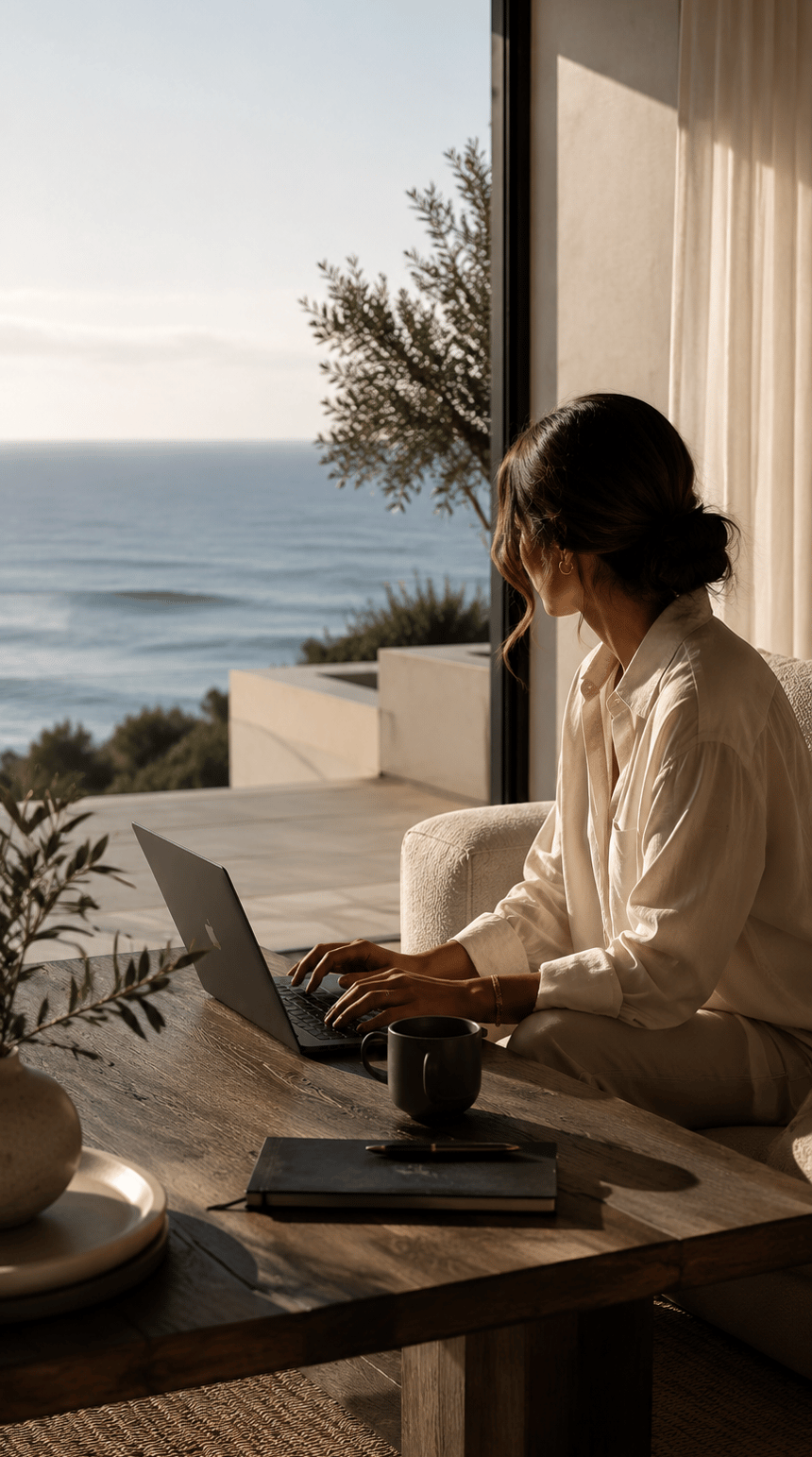 Refined luxury lifestyle environment representing seamless support